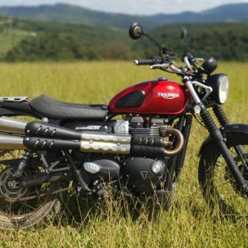 Explorando novos terrenos com a Triumph Street Scrambler